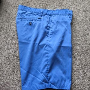 Greg Norman Blue Golf Shorts - Sz 36 - Slim Fit